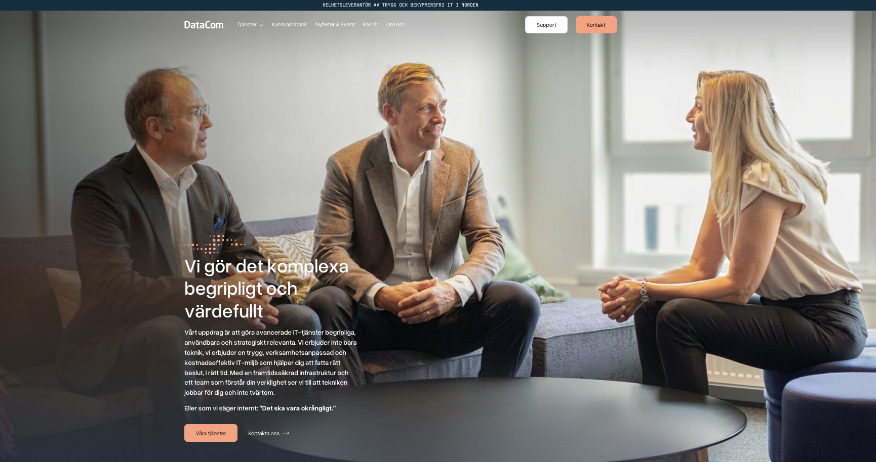 DATACOM – Ny webb