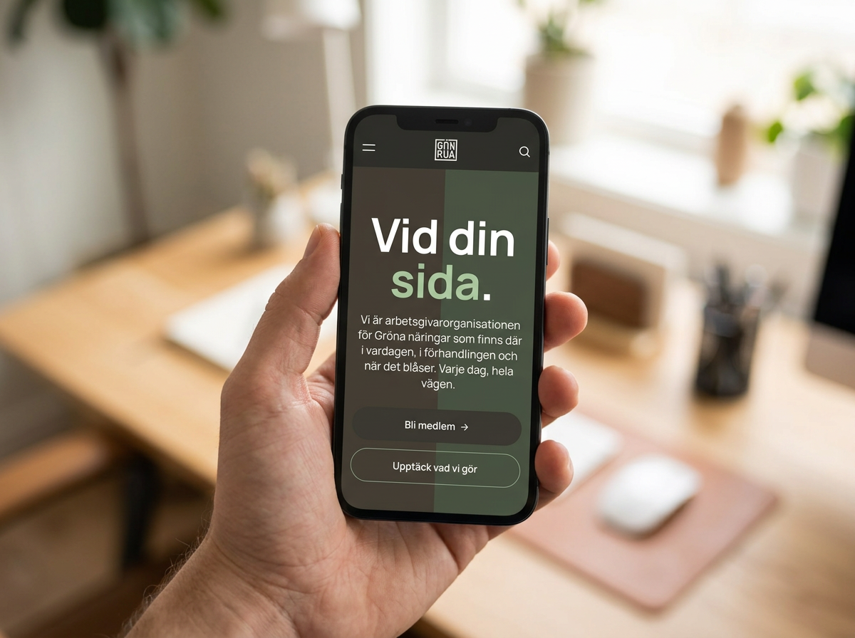 GRÖNA ARBETSGIVARE – Kommunikationskoncept och kampanjsida som nav