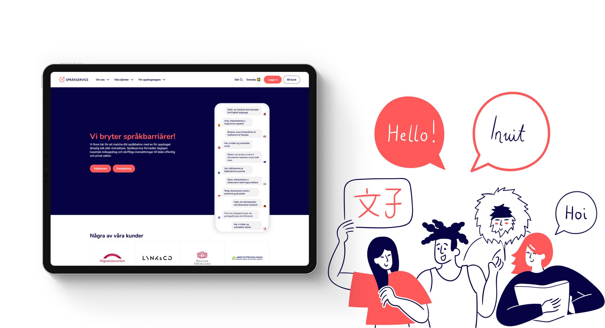 SPRÅKSERVICE – Bakgrund och Utmaning